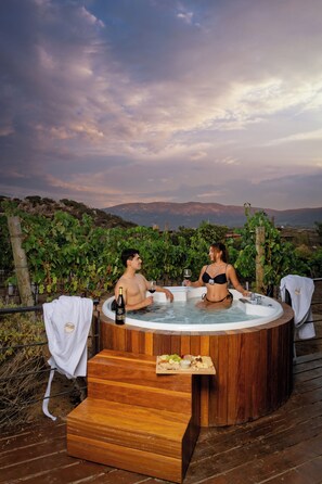 Deluxe Studio Suite, Hot Tub, Garden View | Minibar, blackout curtains, iron/ironing board, free WiFi - Brisa Del Valle Hotel Boutique (Valle de Guadalupe)