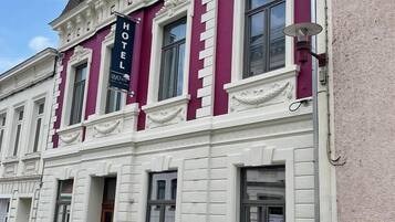 Voorkant van accommodatie