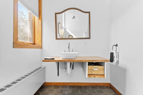 Room #2 | Bathroom | Shower, free toiletries, hair dryer, towels