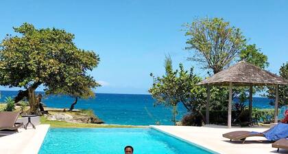 Oceanfront Villa @ Chukka Cove nr St Ann’s Bay; private deck, cove, pool, cook