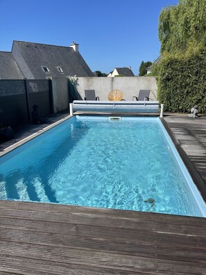 Una piscina riscaldata