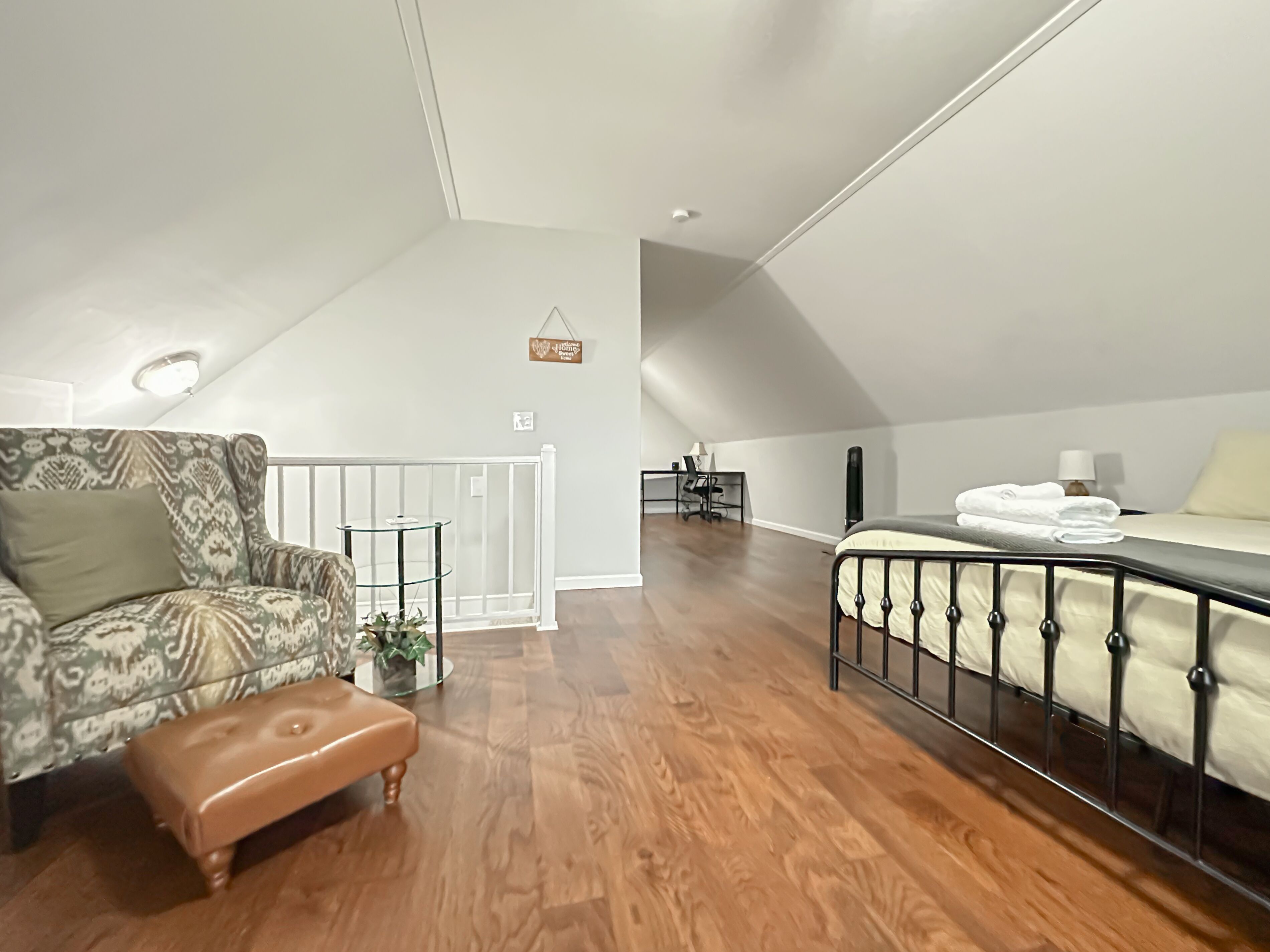 3 slaapkamers, een kluis op de kamer, een bureau