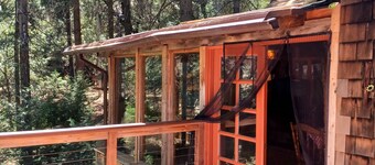 Peaceful 1920s Cozy Cabin snuggled in 100 ft Pines -Palomar Mt, Bailey Meadows