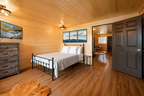 1 غرفة نوم ومكواة/لوح كي وواي فاي وملاءات أسرّة