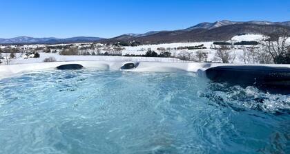 Panoramic Mountain Views near Luray/Shenandoah: Fire Pit, Hot Tub, Game Room!