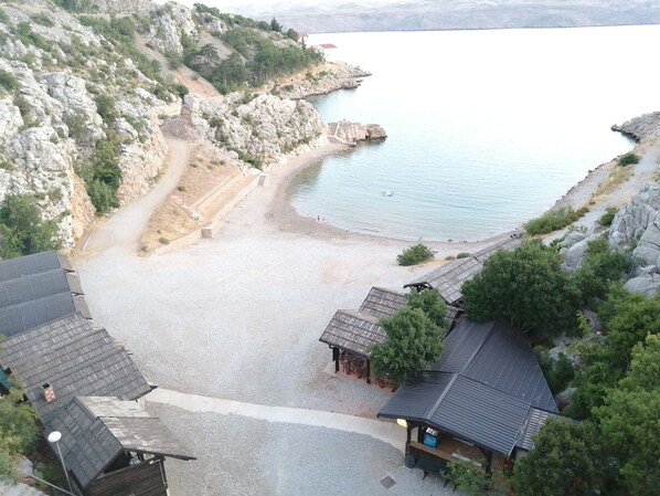 Beach nearby - Wohnung für 4 in Meeresnähe mit Meerblick (Karlobag)