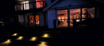 Cottage on Lake Michigan across from Grand Haven State Park.