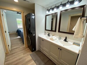 3 bedrooms, iron/ironing board, travel cot, WiFi