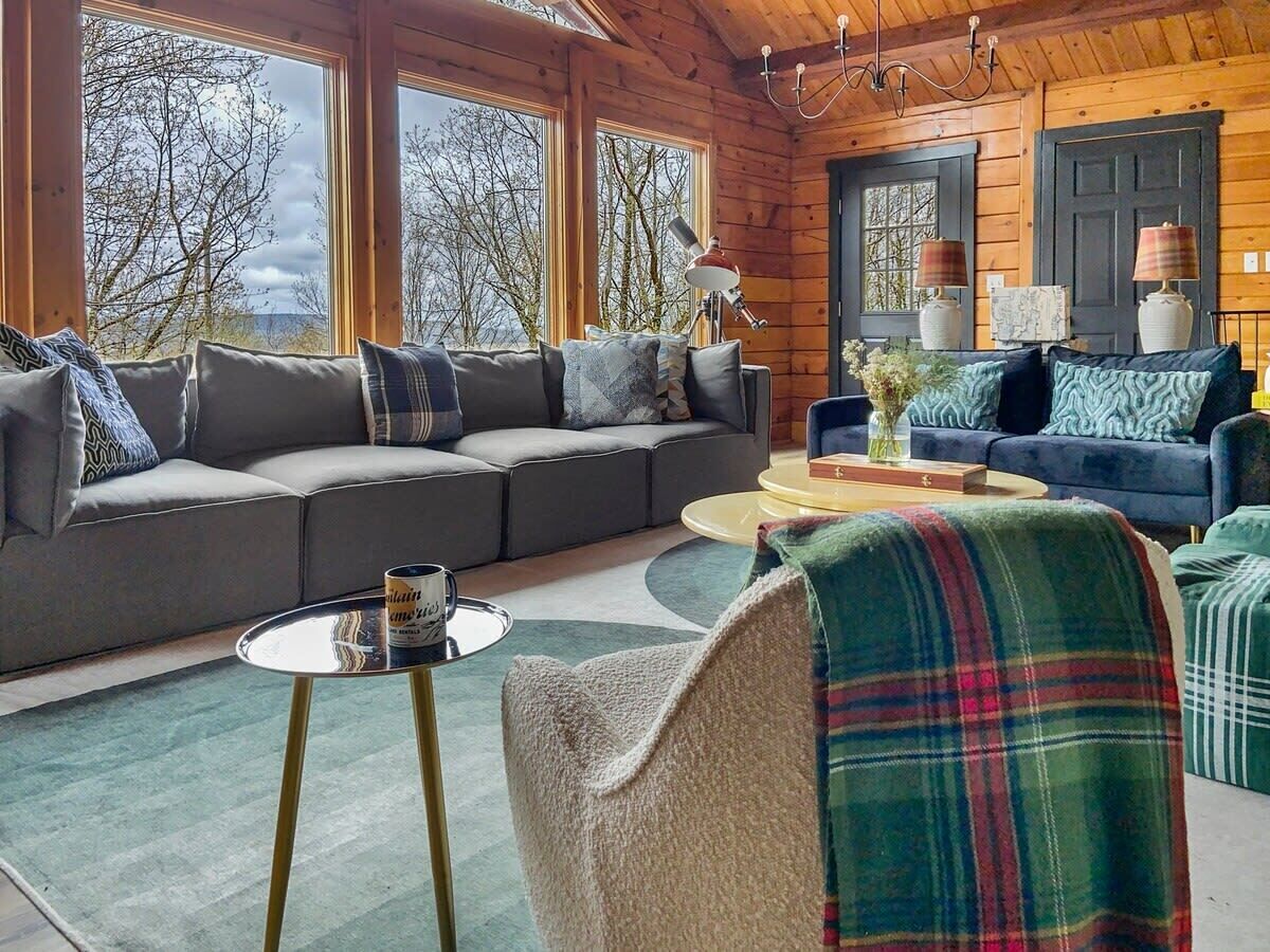 Télévision, cheminée, jeux vidéo, livres