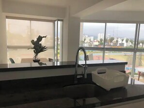 Blick von der Unterkunft