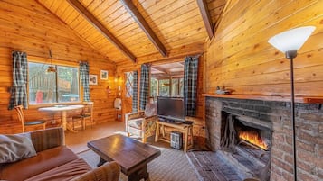 Fernseher, Kamin, Arbeitsbereiche
