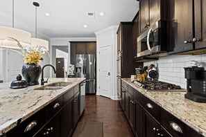 Fridge, microwave, oven, stovetop - Ultimate 8BR Getaway w/lake views, bar, gym, movie theater, and much more... (Loganville)