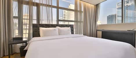 Ropa de cama de alta calidad, wifi gratis y ropa de cama