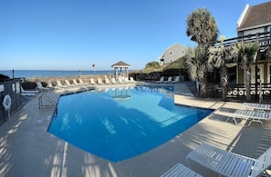 Outdoor pool - Bright End-Unit! Light • Airy • Close to Sand (Port St. Joe)