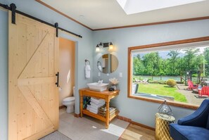 Hair dryer, towels - Riverfront Paradise w/ Hot Tub--Little River House (Gold Bar)