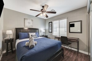 5 bedrooms, desk, iron/ironing board, free WiFi