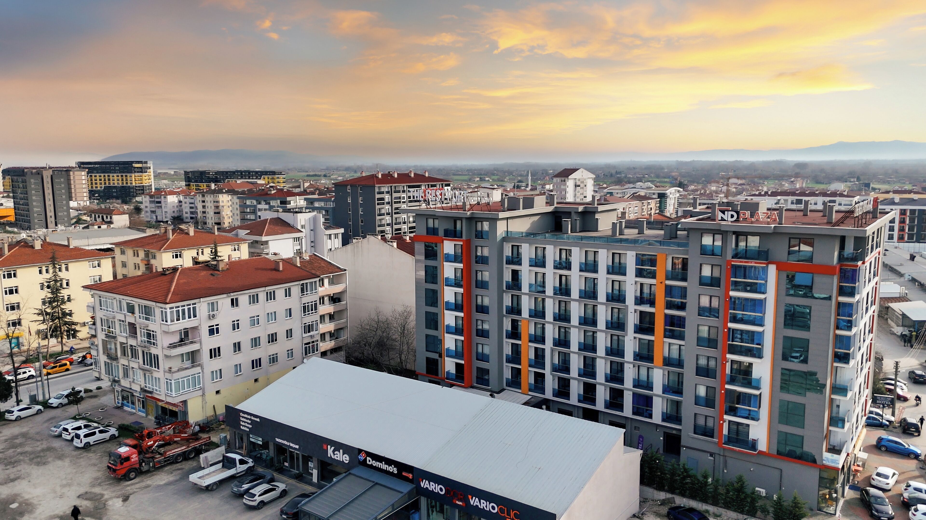 Façana frontal de l'allotjament