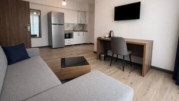 Suite Studio, vue ville | Literie de qualité supérieure, couette en duvet d'oie