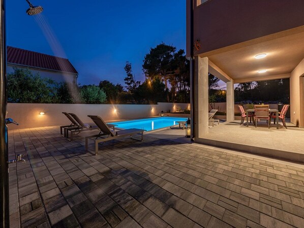 Villa (Three Bedroom villa with Swimming Poo) | Pool | Seasonal outdoor pool, pool umbrellas, pool loungers