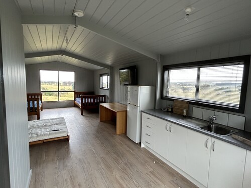 Barn Loft with sweeping ocean and farm views, near Port Campbell and 12 Apostles