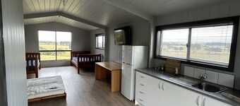 Barn Loft with sweeping ocean and farm views, near Port Campbell and 12 Apostles