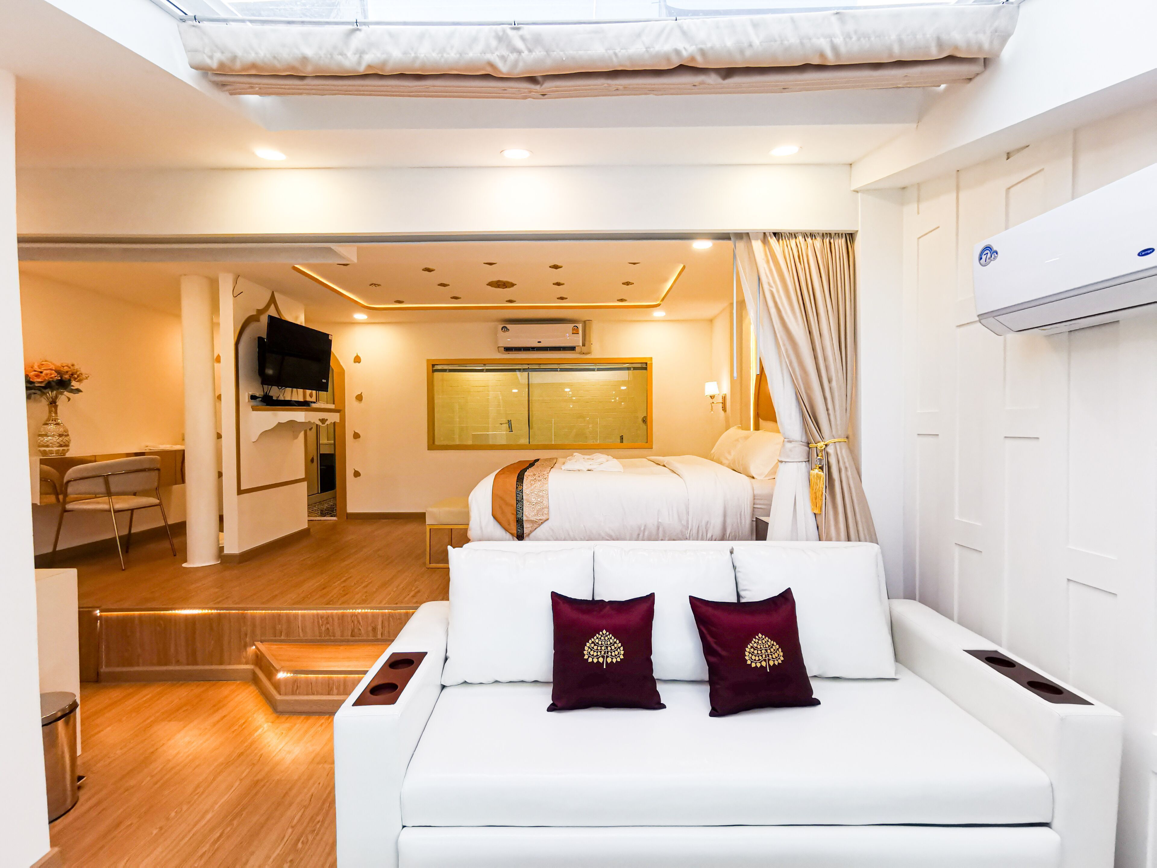 Literie de qualité supérieure, mini-bar avec articles gratuits