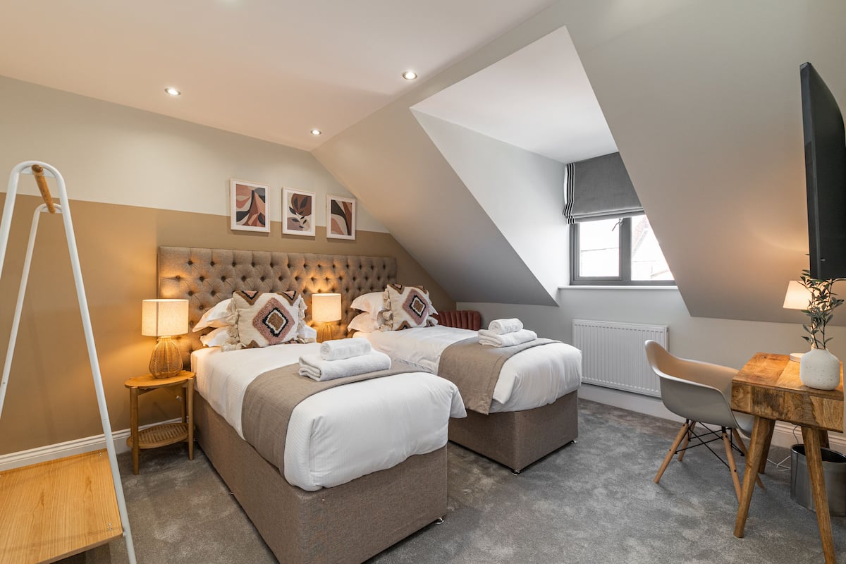 Penthouse Luxe, 2 chambres, non-fumeurs | 1 chambre, draps en coton égyptien, literie de qualité supérieure