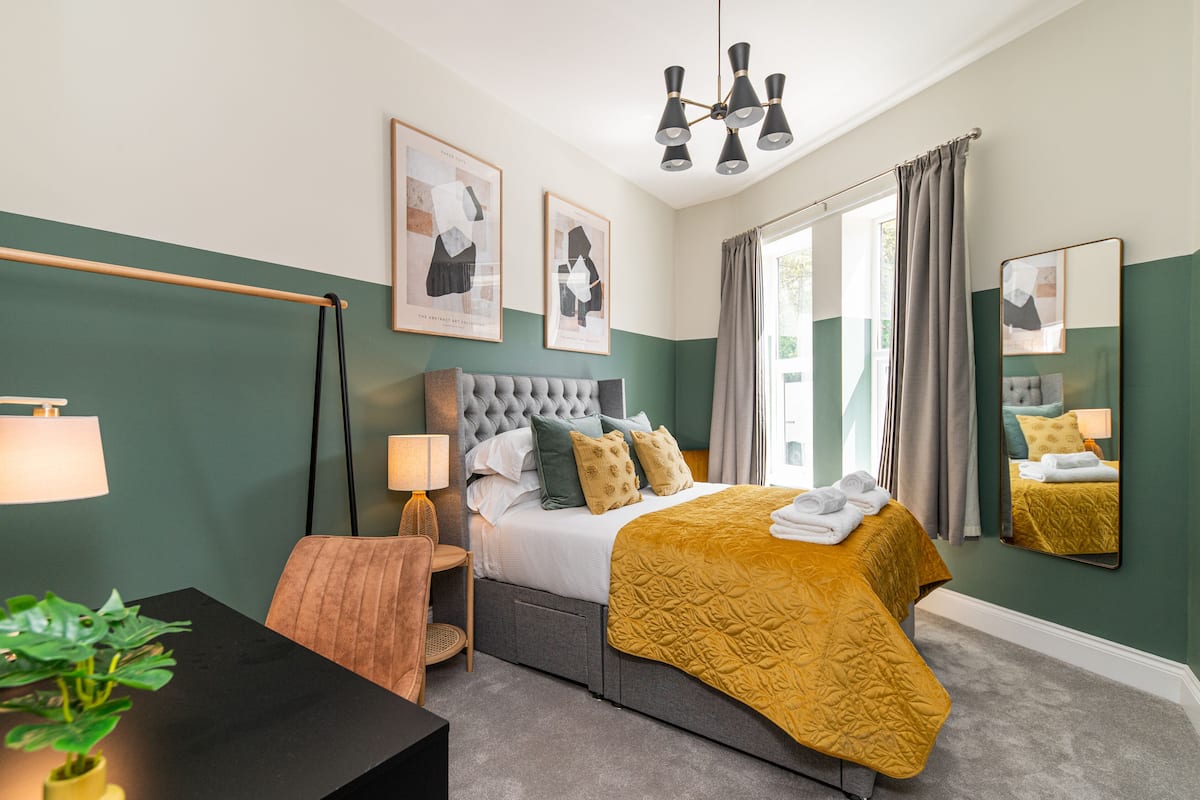 Appartement Luxe, 1 lit double et 1 canapé-lit, non-fumeurs | 1 chambre, draps en coton égyptien, literie de qualité supérieure