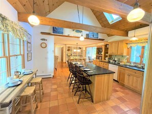 Dining - Private beach, hot tub, and dog friendly – The Keeper! (Brewster)