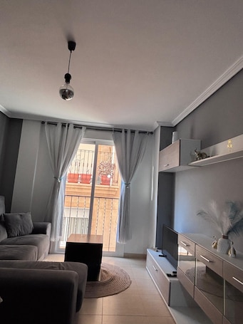 TV. Pozo Nuevo Apartment near the Beach with Balcony and Air Conditioning