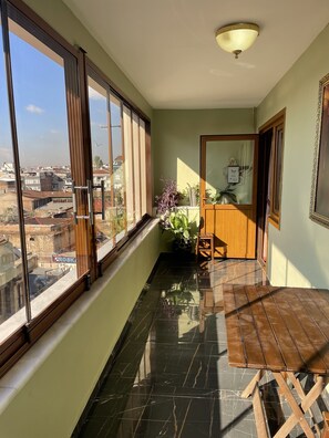 Panoramic Apartment, 3 Bedrooms, Smoking, Partial Sea View | Terrace/patio - Ottoman Design Suites (Istanbul)