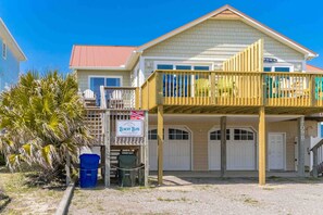 Unclassified image, 2 of 25, button - Beachy Bliss - Cute 3 BR (Half Duplex) on 2nd Row with Great Views! Dog (Surf City)