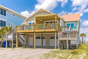 Exterior - Coastin' Along - Cute 3 BR (Half Duplex) with Great Views! Dog Friendly! (Surf City)