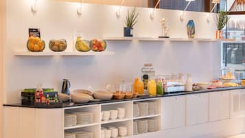 Daily buffet breakfast (EUR 23 per person)