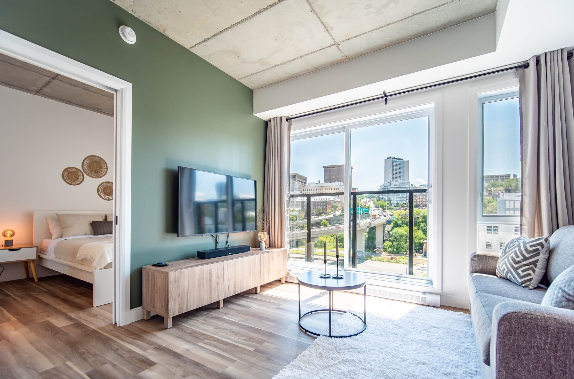 1 bedroom, desk, WiFi, bed sheets