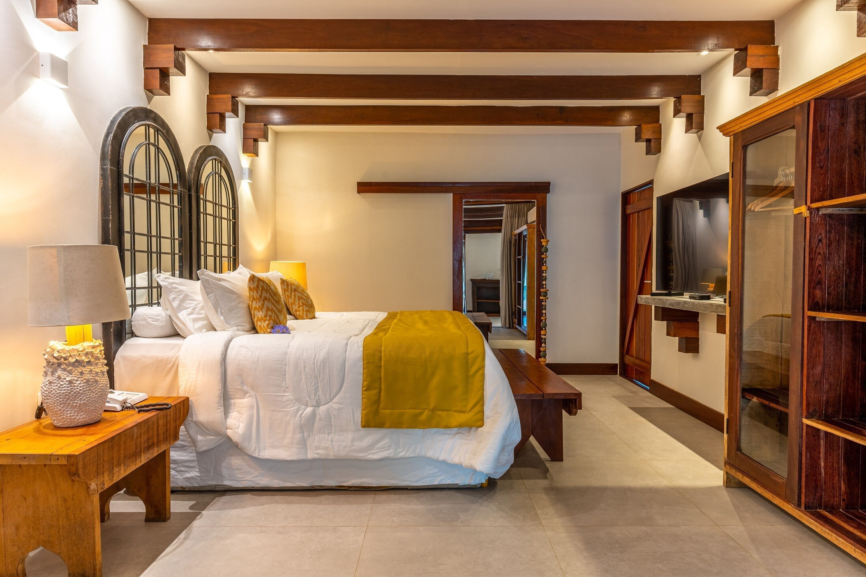Egyptian cotton sheets, premium bedding, down duvets, in-room safe
