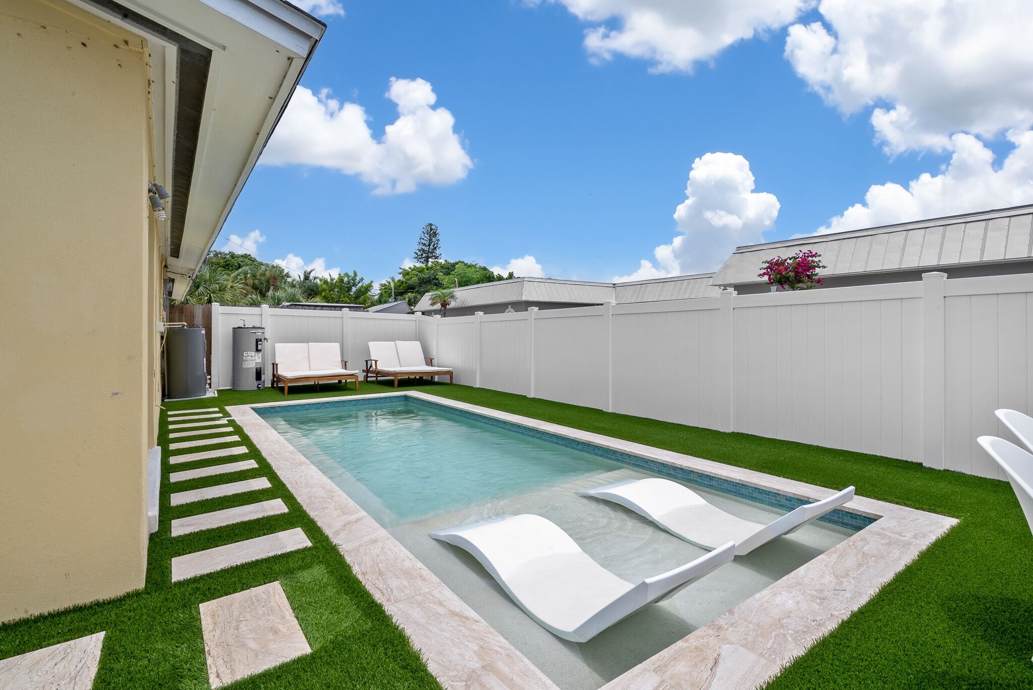 Una piscina climatizada