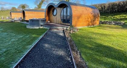 Wye Timber Frame Pod with Private Hot Tub