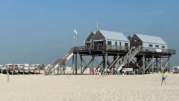 On the beach