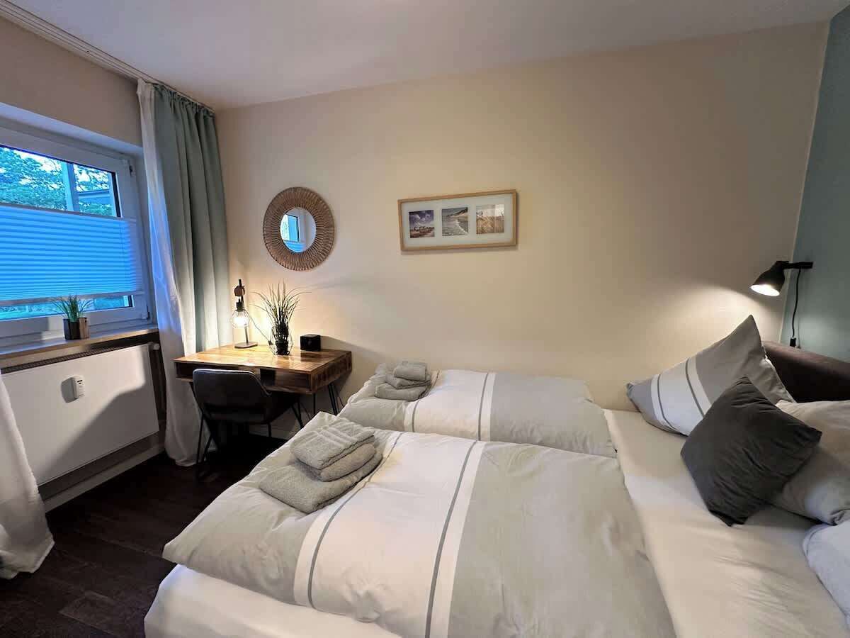 1 chambre, bureau, Wi-Fi, draps fournis