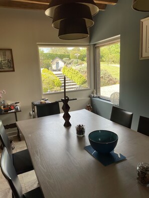 Dining - Magnificent country house, private garden and heated pool, 15 min from Deauville (Le Mesnil-sur-Blangy)
