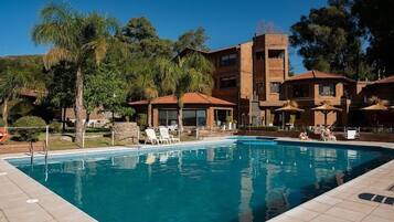 Indoor pool, outdoor pool