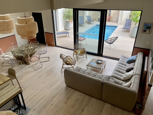 L'Hirondelle et l'Instant, piscine privée