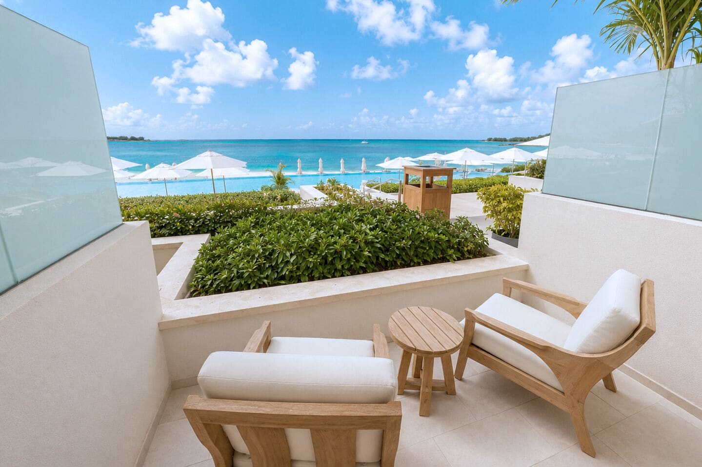 Studio, 1 King Bed, Partial Ocean View | Terrace/patio