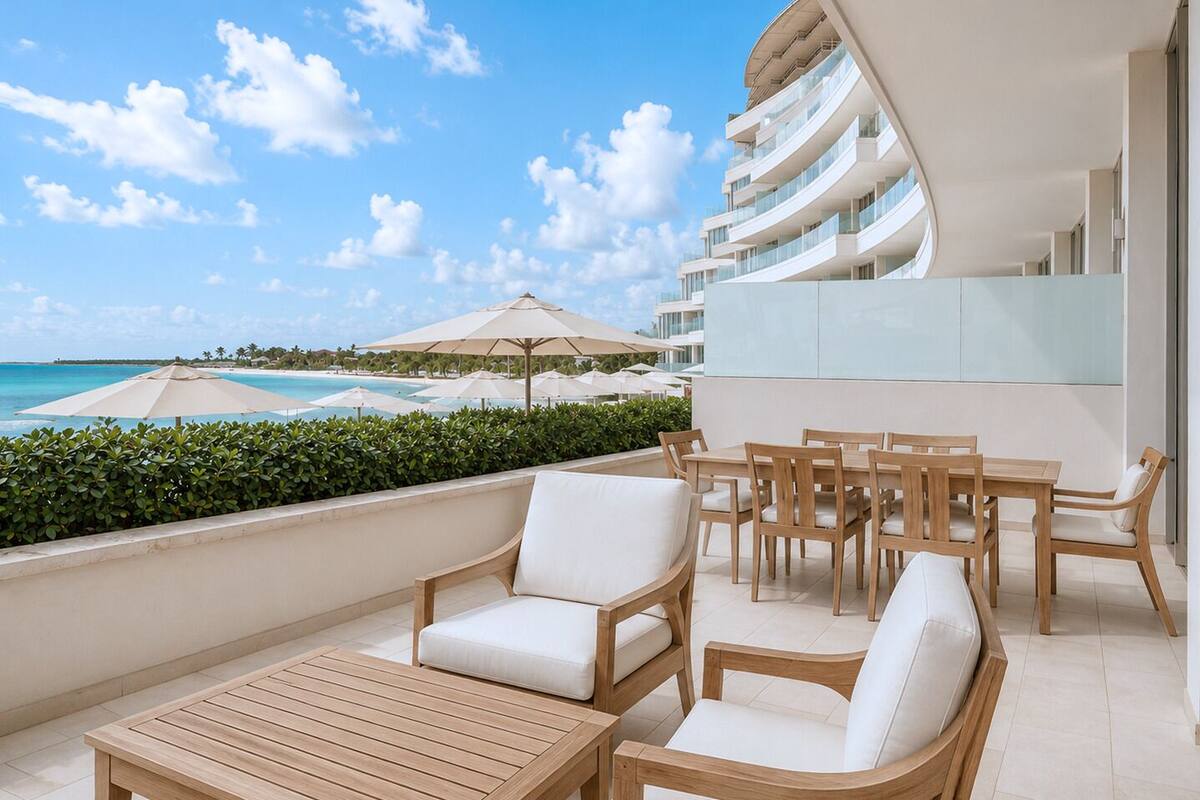 Luxury Suite, Partial Ocean View | Terrace/patio