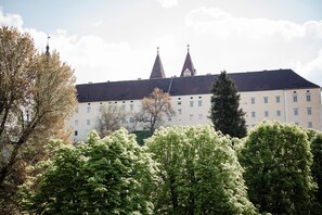 Blick von der Unterkunft