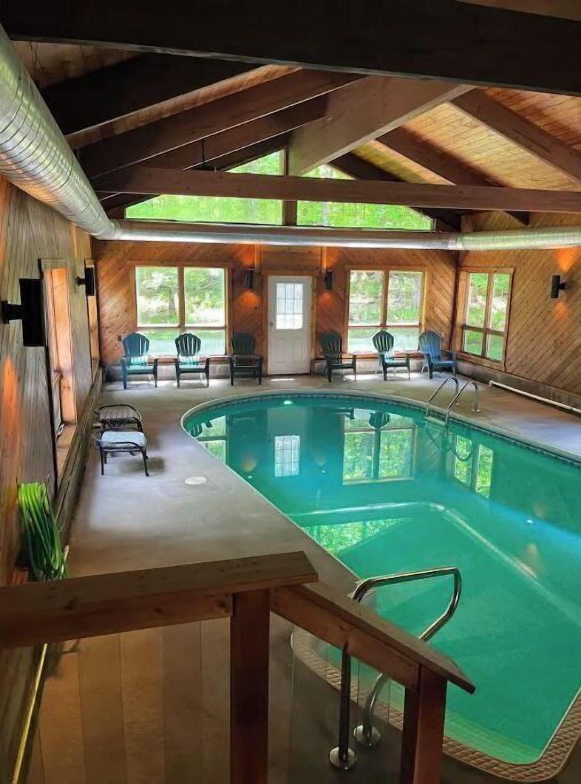 Piscine couverte, piscine chauffée