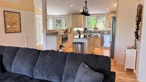 Interior - Close to Acadia hikes! Relaxing deck with firepit! 10-min walk to  ocean access. (Tremont)