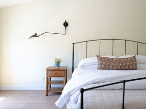 2 bedrooms, iron/ironing board, travel crib, WiFi