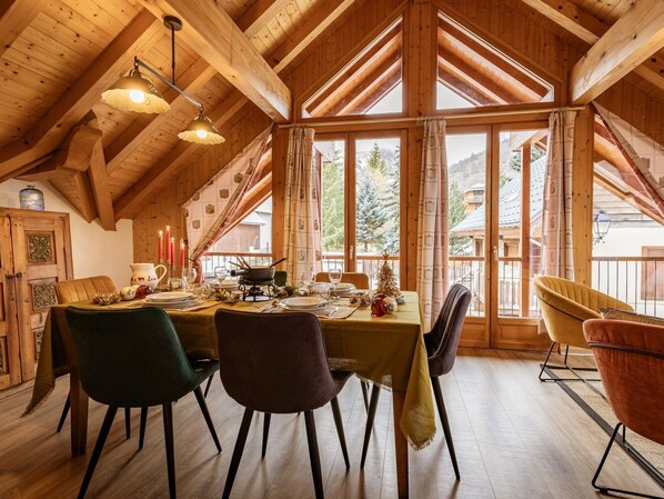 Dining - Comfortable 3-room for 6 people, pets allowed (Valloire)
